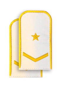 Погоны РЖД белые(1зв.+1лыч)РЖД 6-5