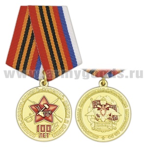 21 17 0040 Медаль 100 лет Рабоче-крестьянской Красной армии и флоту (Общероссийская общественная 