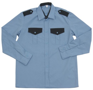 Рубашка охранник дл.рук. (голубая)