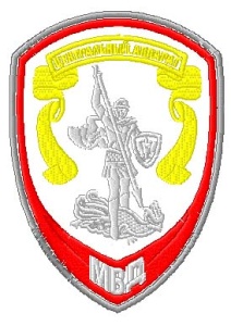 4-26-15 шевр.выш. Полиция ЦА красн. рамка (мал) белая ткань 