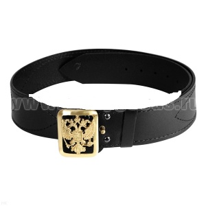 04010004 Ремень ген кож с лит пряжк (орел РФ)