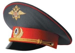 Фуражка машинная вышивка МВД