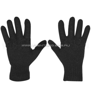 Перчатки пш одинарные (черные)