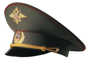 Фуражка машинная вышивка ВВ