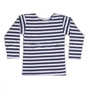 Тельняшка зимняя хб с начесом детская (синяя)