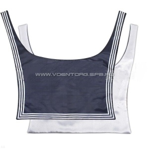 Гюйс ДМБ без рисунка шелковый (темно-синий)