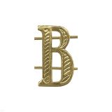 07040058 Буква мет на погоны "В" зол 