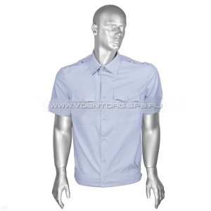 Рубашка мужская с коротким рукавом полиция