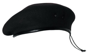 Берет бесшовный (черный)