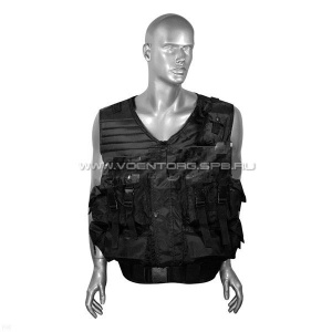 Жилет разгрузочный ОМОН (черный)
