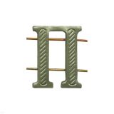 07040063 Буква мет на погоны "П" защ 