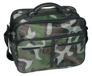 Сумка-портфель наплечн.кмф зел (бол.комерсант)