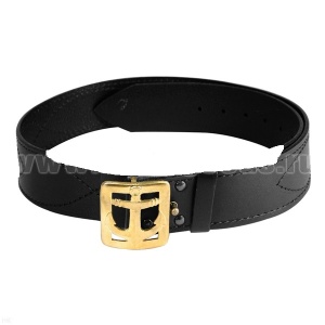 04010009 Ремень ген кож со штамп  пряжк (Якорь)