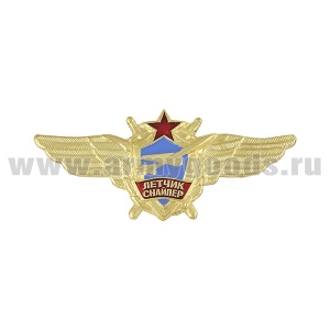 20 02 0450 Значок мет.Классность ВВС СССР летчик-снайпер