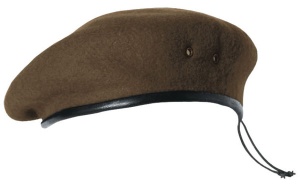 Берет бесшовный (оливков)