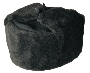 Шапка искусственный мех (серая)