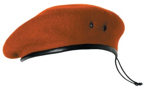 Берет бесшовный (оранжевый)