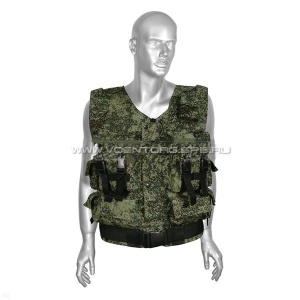Жилет разгрузочный ОМОН (русская цифра)