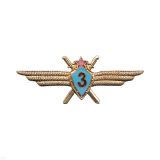 20 02 0038 Значок мет. Кл-ть ВВС СССР 3 класс