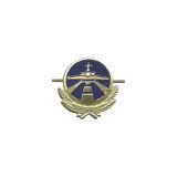 07030083 Эмблема петл. мет. с эмалью ГВФ: наземная служба