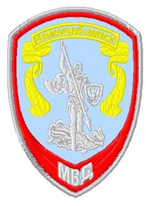 4-28-15 шевр.выш. Полиция ЦА красн. рамка (мал) бледно-голуб. ткань