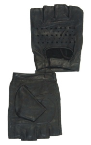 Перчатки кож.обр.пальцы(мод №615)