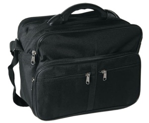 Сумка-портфель наплечн.черная (большой комерсант)