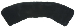 Воротник овчина черный