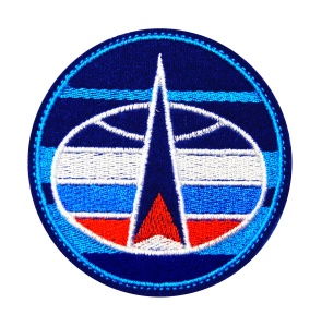 07040116 Звезда на погон 20 мм рифл черн