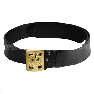 04010007 Ремень ген кож со штамп пряжк(орел РФ)