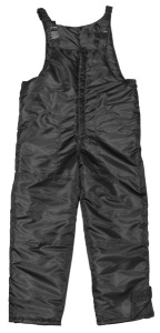 Брюки зимние  полукомбез (черные) н/о