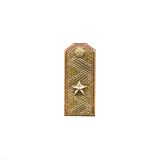 20 02 0192 Значок мет. Погончик генерал-майор с красн. кантом на пимсе