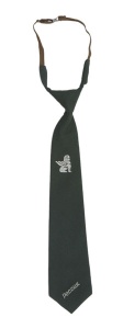 Галстук с вышивкой оливковый со сфинксом