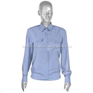 Рубашка женская МЧС с длинным рукавом