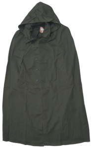 01090026 Плащ - накидка офицер. прорезин. (оливков) 