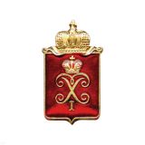 20 01 0058 Значок мет. Герб г. Петергофа на пимсе 