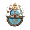 20 04 0190 Значок мет. 100 лет подводному флоту, гор. эм. 