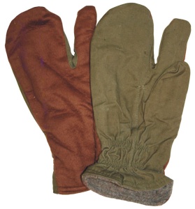 Рукавицы байковые (двупалые)