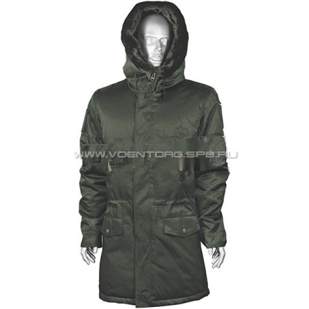 Куртка демисезонная Аляска штабная (оливковая)